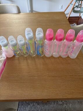 Dr. Brown's Baby Bottles Set - Glass and Plastic